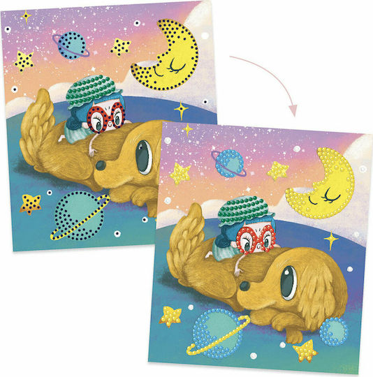 Djeco Collage With Strass Animal Friends for Children 7+ years Years