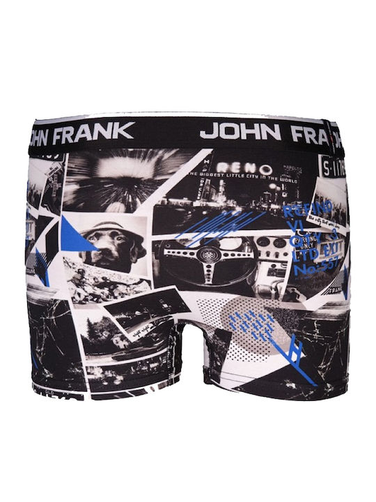 John Frank Reno Boxeri pentru bărbați Multicolor cu modele 1Pachet