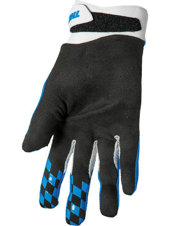 Thor MX Draft Motocross Gloves Blue/White