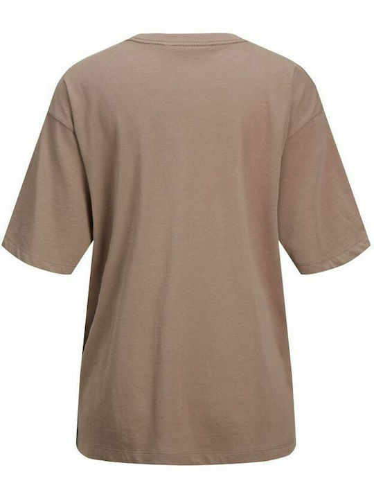 Women's Oversized T-shirt Brown