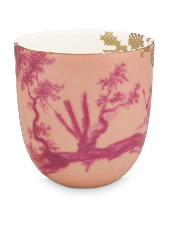 PiP Studio Heritage Painted Porcelain Cup Pink 300ml