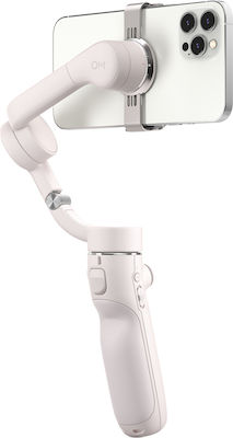 DJI OM 5 Phone Gimbal with 3 Axis Stabilization and 6.4 Operating Hours White