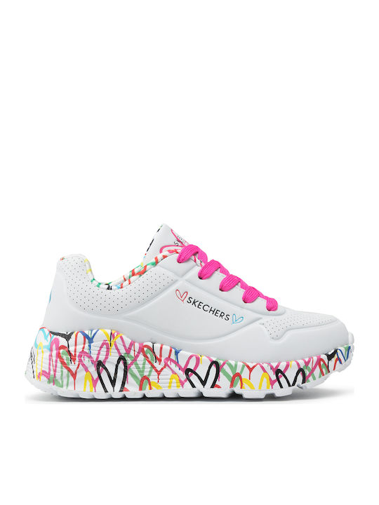 Skechers Παιδικά Sneakers Λευκά