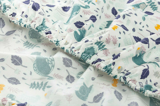 Sensillo Baby Crib Sheet Cotton Fitted 60x120cm
