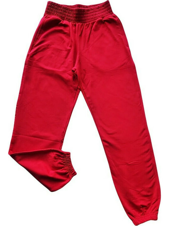 Paco & Co Women's Jogger Sweatpants Red