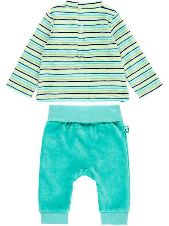 Boboli Kinder Set mit Hose Winter 2Stück Türkis