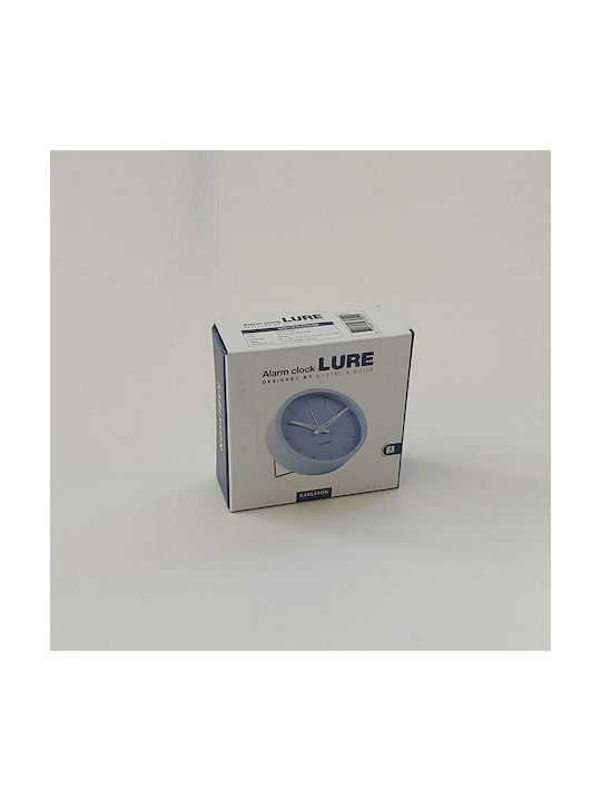 Karlsson Lure Επιτραπέζιο Ρολόι με Ξυπνητήρι Light Blue KA5842BL