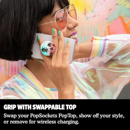 PopSockets PopGrip Κινητού Tropical Sunset