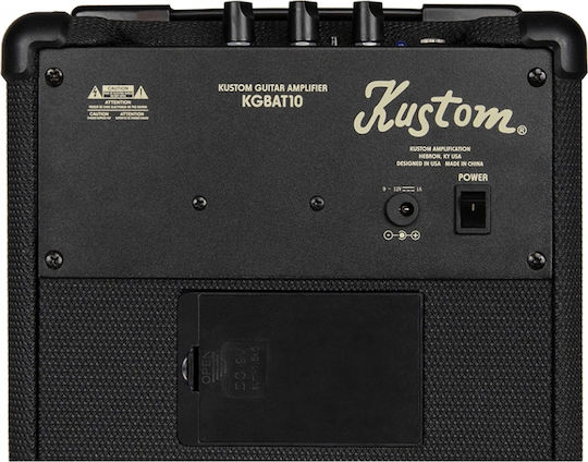 Kustom KGBAT-10 Combo Ενισχυτής Ηλεκτρικής Κιθάρας 1 x 6" 10W Μαύρος