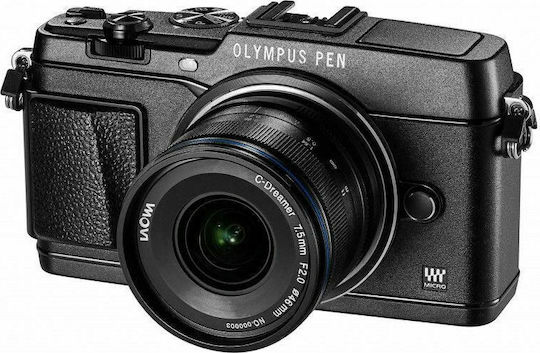 Laowa Crop Φωτογραφικός Φακός Venus Optics 7.5mm f/2 Wide Angle για Micro Four Thirds (MFT) Mount Μαύρος