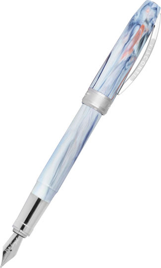 Visconti Van Gogh Stilou Medium 0.8mm Albastru Deschis Cu Cerneală Roșie