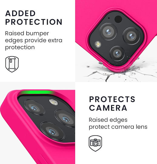 KWmobile Back Cover Silicon Neon Pink (iPhone 13 Pro)