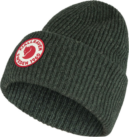 1960 Logo Beanie Beanie with Rib Knit in Gray color