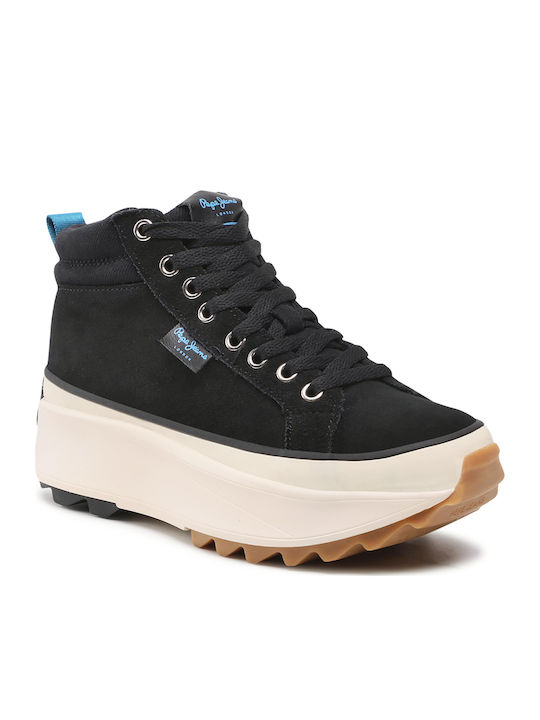 Rodney Basic Adidași Pentru Femei Flatforms Tip Botine Negri