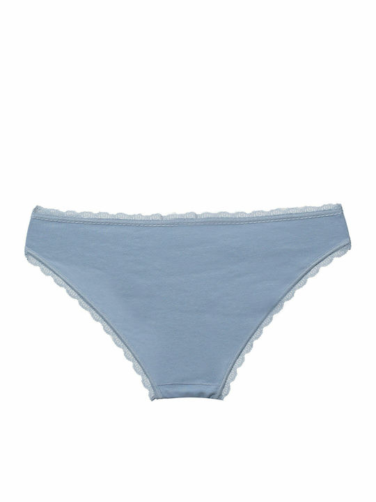 Βαμβακερά Γυναικεία Slip 2Pack Blue/Pink