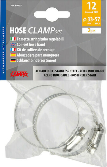 Lampa Хомут за Маркуч Inox 2бр L6993.5