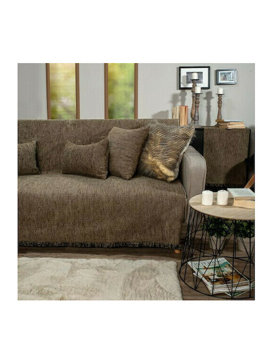 Teoran Utah Ριχτάρι Πολυθρόνας Chenille 150x180εκ. 03 52010187