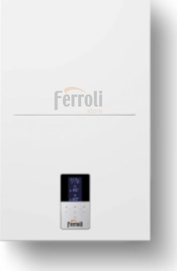 Ferroli Bluehelix Hitech RRT 28C Wandmontage Kessel Kondensation Gas mit Brenner 20636kcal/h