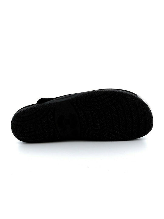 Adam's Shoes Anatomic Women's Slippers In Black Colour