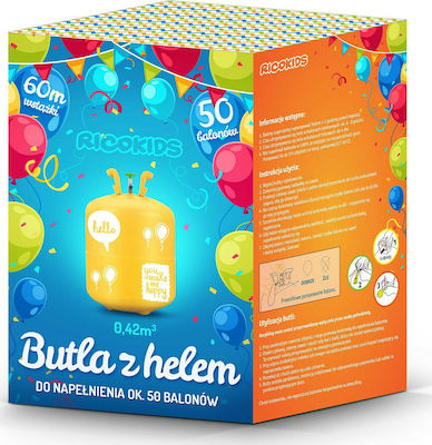 Helium Gas for Balloons Multicolour Ricokids 23cm