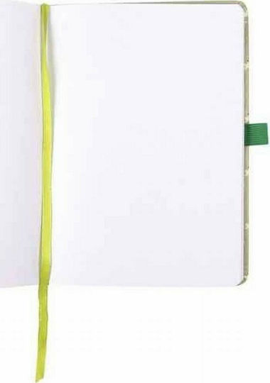 Cerda Cesda Mandalorian Carnet A5 cu Pagini Albe , Elastic și Suport pentru Stilou Verde