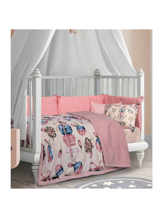 Greenwich Polo Club Blanket Nursery Swaddling Blankets 8814 Fleece Pink 80x110cm