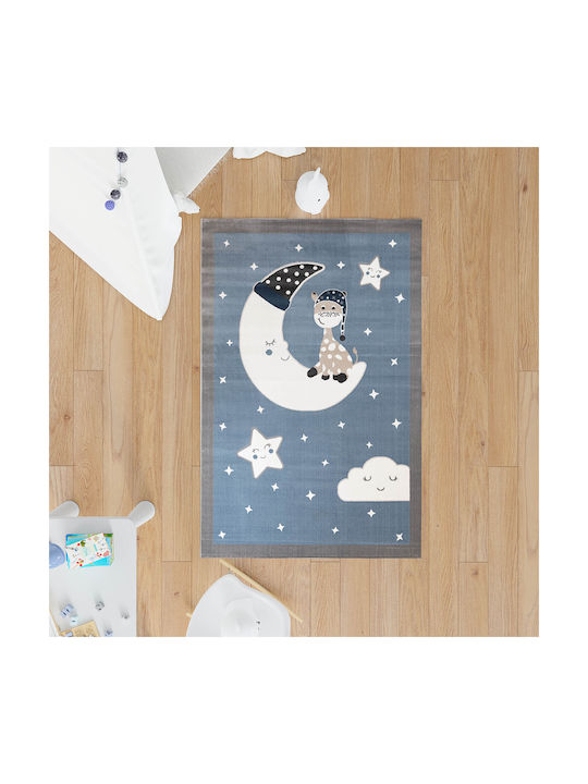 Ezzo Sky A172BCD Kids Rug Albastru 160x230cm Thickness 6mm