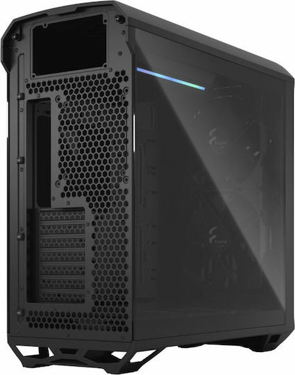 Fractal Design Torrent TG Light Tint Gaming Midi Tower Κουτί Υπολογιστή με Πλαϊνό Παράθυρο Μαύρο