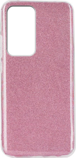 Glitter Задна корица Силикон Розов (Huawei P40)