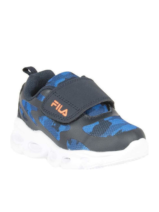 Flash Gordon Παιδικά Sneakers με Σκρατς & Φωτάκια Μπλε