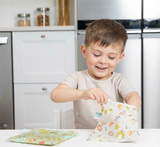 Bumkins Camp Friends School Insulated Food Case Beige 18 x 18 x 18cm