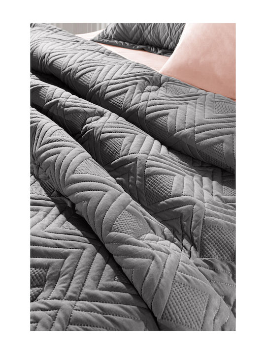 Guy Laroche Quilt Single with Hollowfiber Filling 160x220cm Eden Titanium