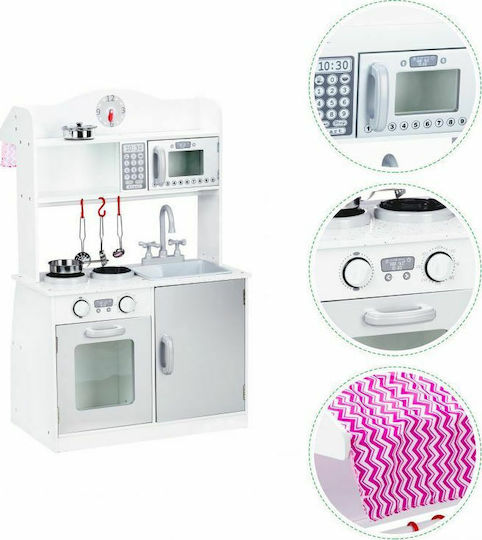 Ecotoys Παιδική Κουζίνα από Ξύλο για 3+ Ετών 92 εκ.
