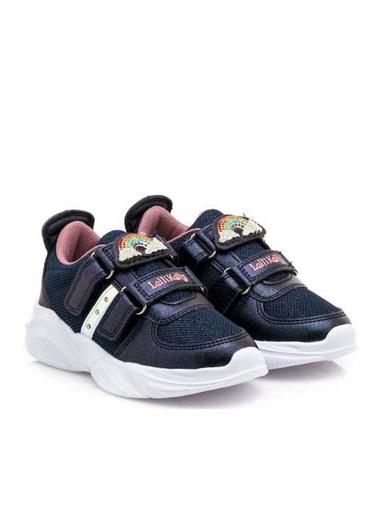 Lelli Kelly Kinder-Sneaker LΚ4846 mit Klettverschluss & Lichtern Blau LK4846-AE01