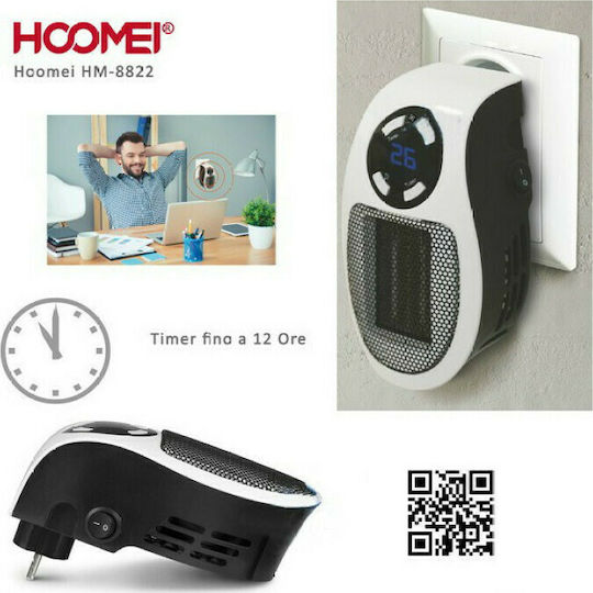 Hoomei Ceramic Fan Heater Room Wall 500W