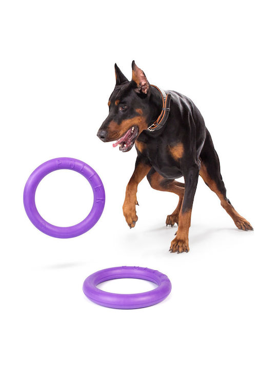 Puller Frisbee Hundespielzeug Mittel 28cm Lila 2Stücke
