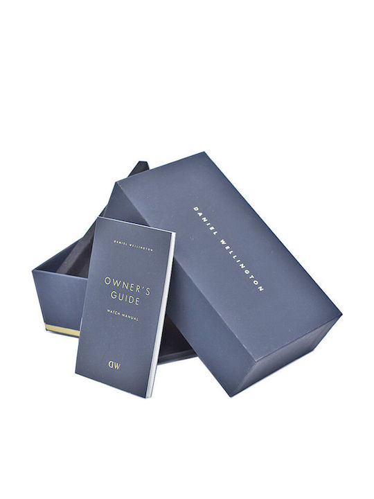 Daniel Wellington Petite Emerald Γυναικείο Ρολόι 28mm Μπαταρίας με Χρυσό Μεταλλικό Μπρασελέ