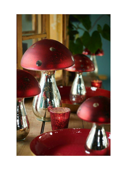 PiP Studio Decorative Mushroom made of Glass 30cm 1pcs