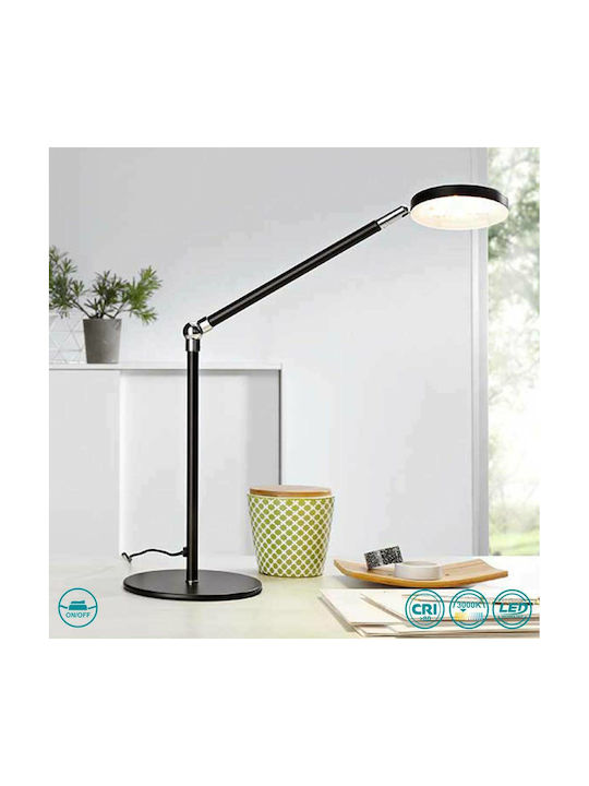 Wofi Cole LED Office Lamp with Foldable Arm in Black Color