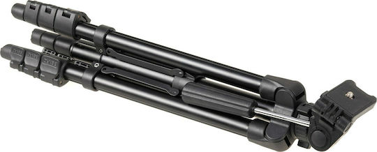 Benro Benro T560N Kamerastative aus Aluminium mit 3-Wege Kopf bis 143,5 cm und einer Belastbarkeit von 2,5 kg