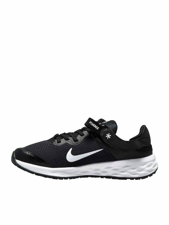 Nike Kids Sports Shoes Running Revolution 6 Fly Ease Black