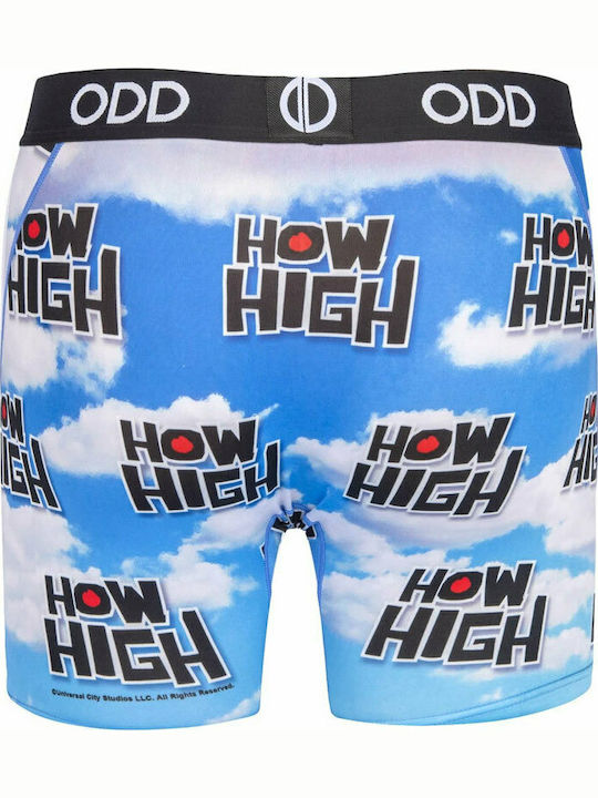 Odd Sox X How High Clouds Ανδρικό Μποξεράκι Μπλε με Σχέδια