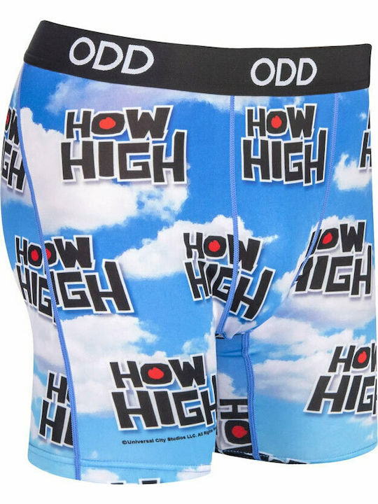 X How High Clouds Ανδρικό Μποξεράκι Μπλε με Σχέδια