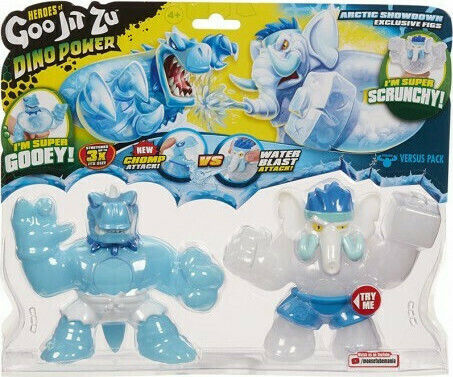 Giochi Preziosi Miniature Toy S3 Dino Power Hero Goo Jit Zu 12cm (Various Designs/Assortments of Designs) 2 pcs