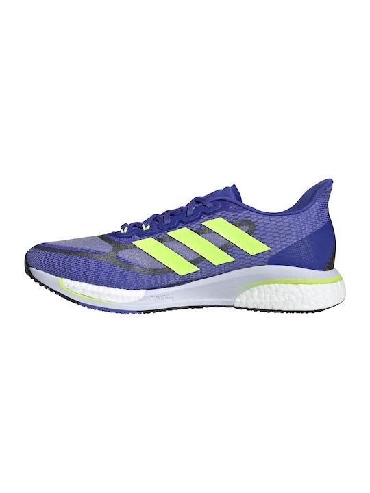 Supernova + Sport Shoes Running Sonic Ink / Signal Green / Halo Blue