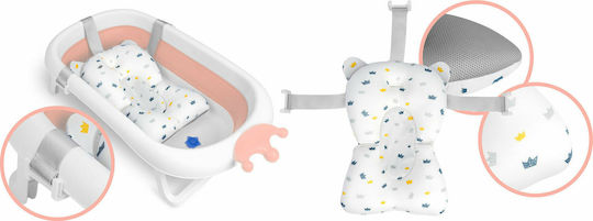 Ricokids Сгъваема Бебешка Вана RK-280 White/Pink