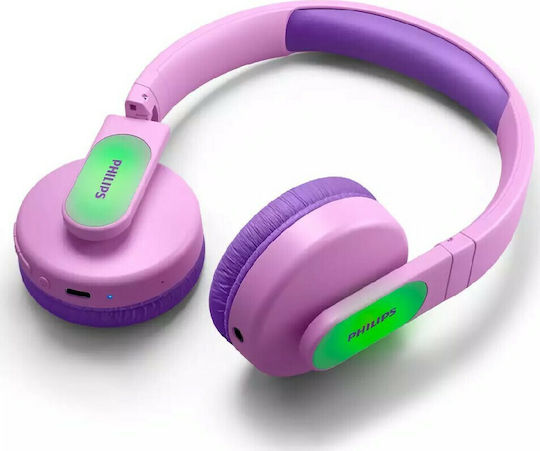 Philips TAK4206 Fără fir / Cu fir Pentru copii On Ear Căști cu 28 ore de Funcționare și Încărcare Rapidă Roz