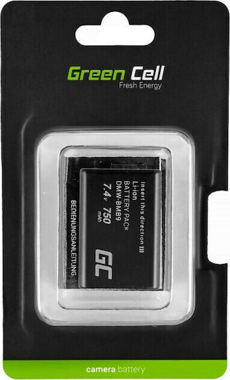 Green Cell Baterie aparat foto DMW-BMB9 CB55 Litiu-Ion (Li-Ion) 750mAh Compatibilă cu Panasonic