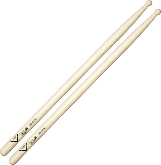 Vater Maple Μπαγκέτες Ντραμς Sugar Concert 2B με Σχήμα Μύτης Ball