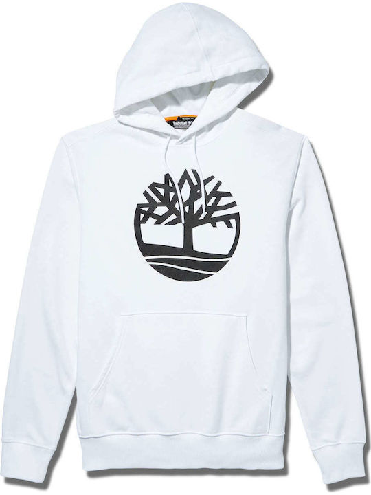 Sweatshirt with Hood White